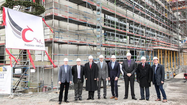 Marburg feiert Richtfest der Basisfraktionierung