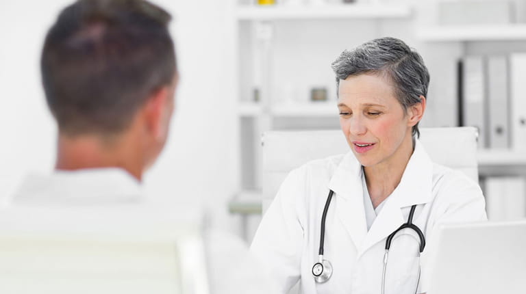 Ärztin im Gespräch