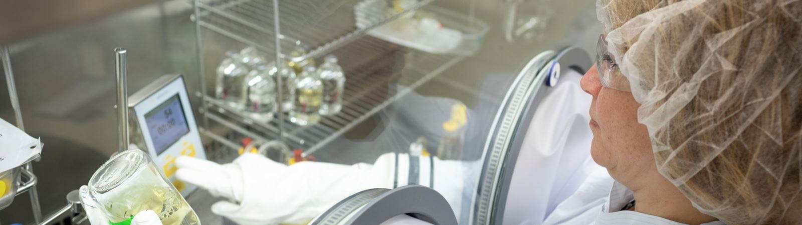 Woman in Plasma Cleanroom