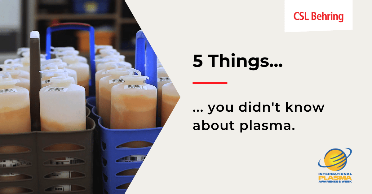 graphic with blood plasma