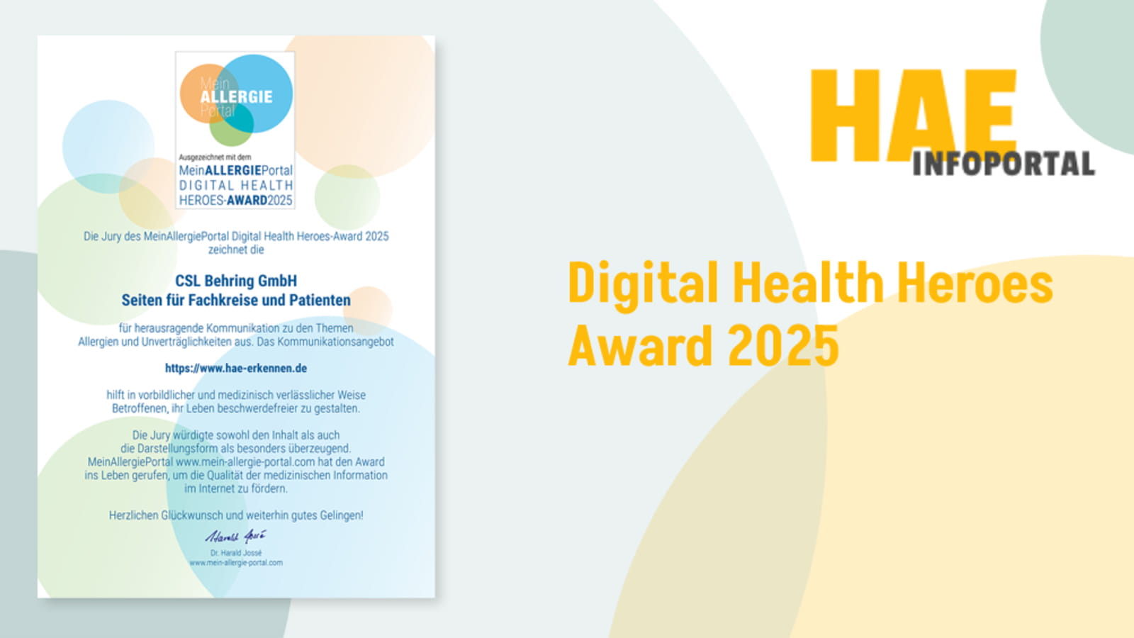 Digital Health Heroes Award 2025