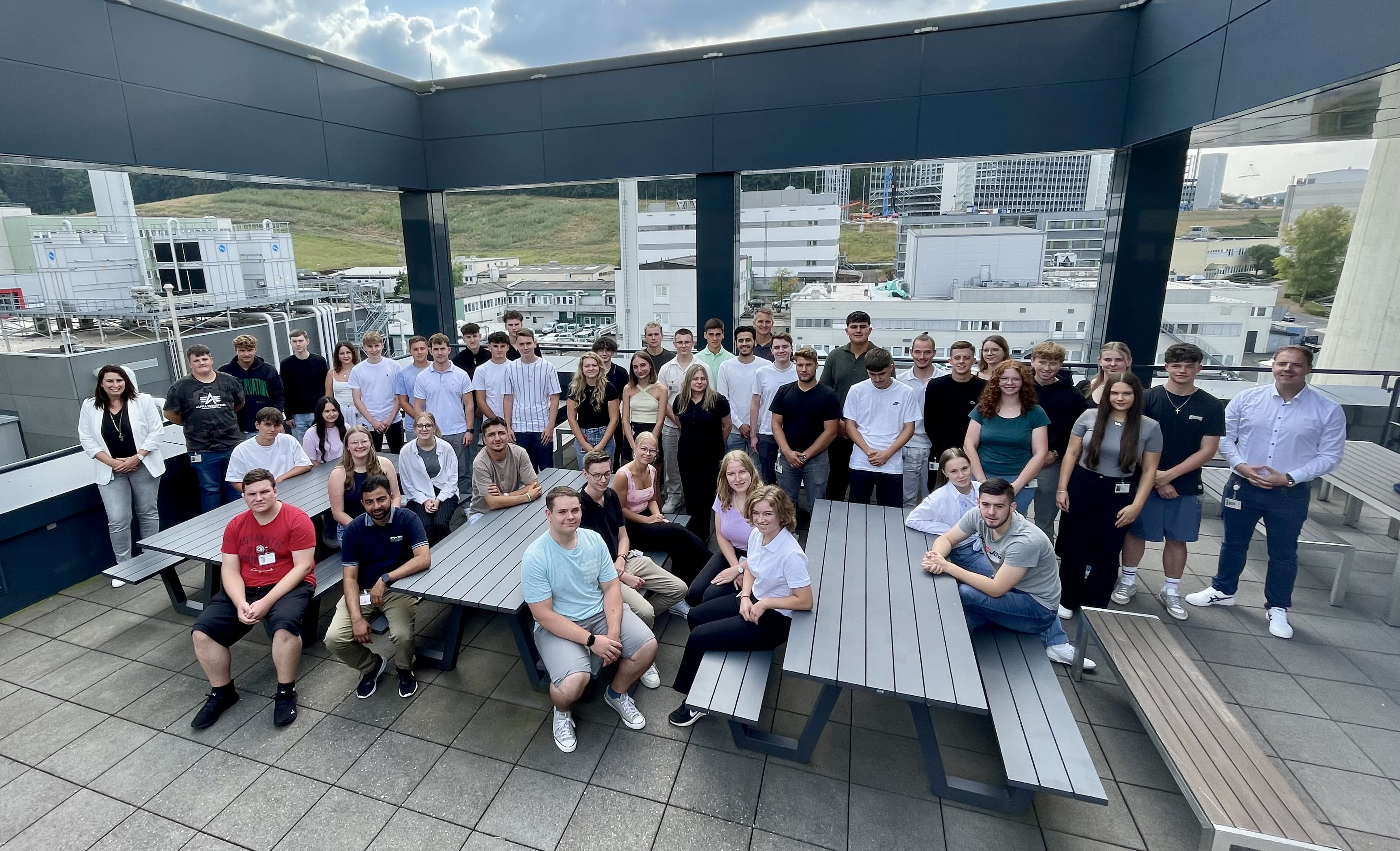 Group photo - MBR apprentices, students onboarding 2024