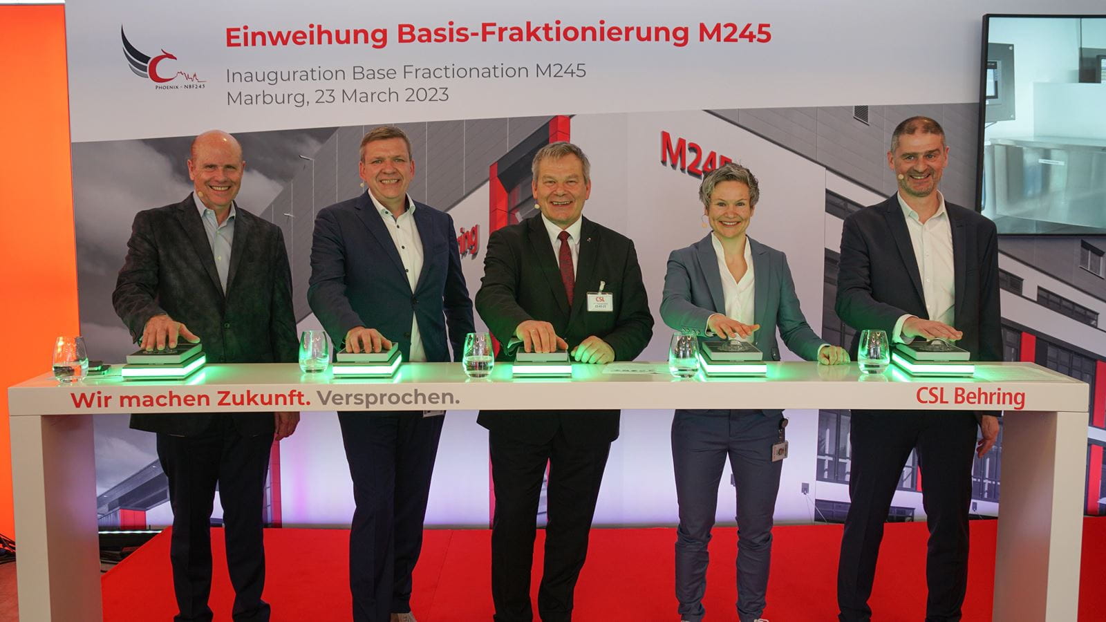 "Phoenix“, die Basisfraktionierung in Marburg, ist feierlich eröffnet worden.