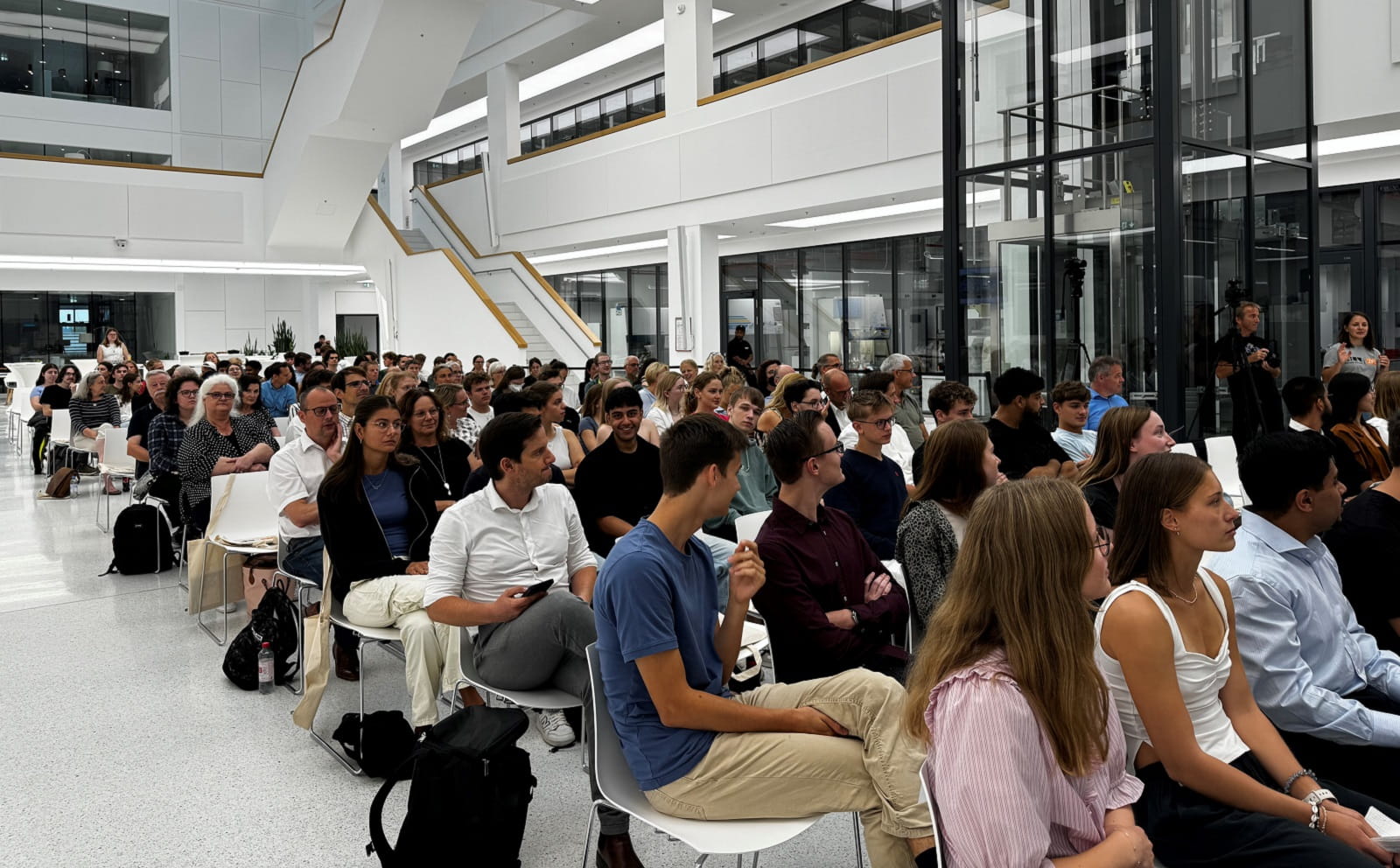Guests at Inventors' Lab in the M600 Atrium