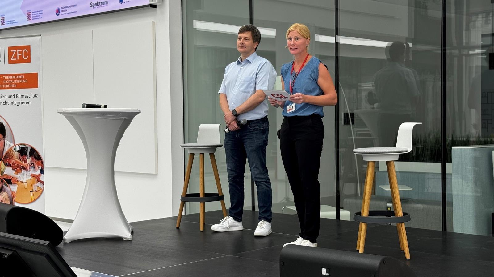 Martina Schneider and Marc Nolte of the CSL R&D Marburg Leadership Team