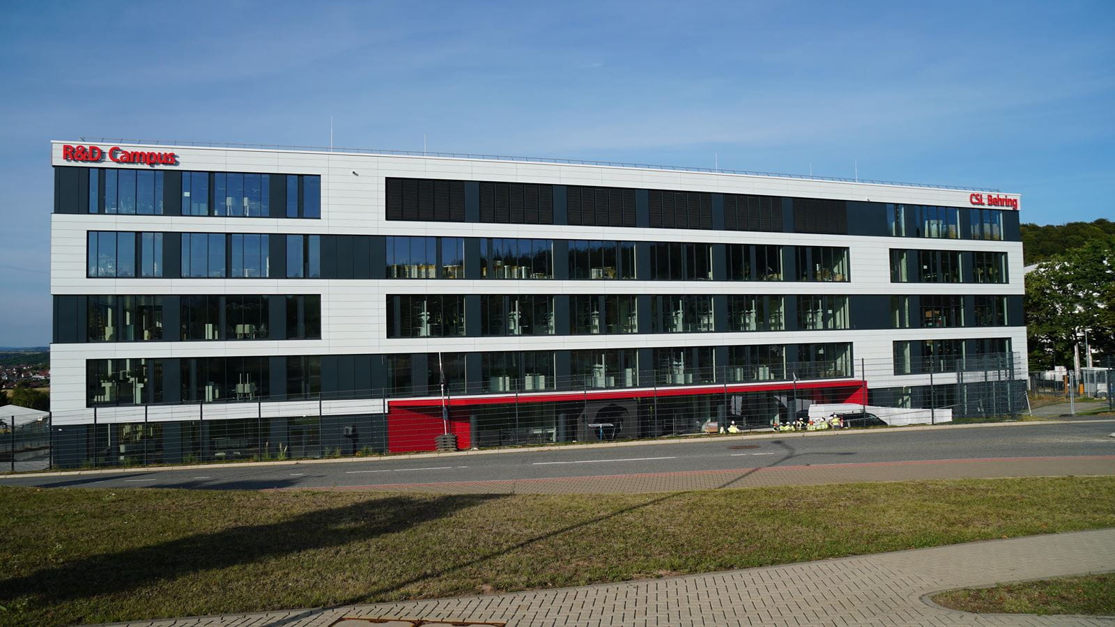 CSLs neue F&E Gebäude M600 in Marburg.
