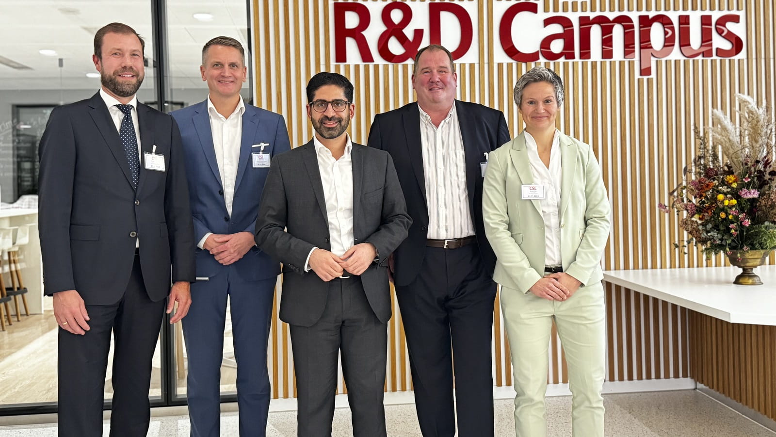 General Managers CSL Marburg at Stakeholder Reception 1 November 2024